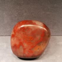 Guilin Chicken Blood Jade Dragon Winning the Stones Natural Jade to handle the playpiece handlebar piece raw stone shredded tobacco wool