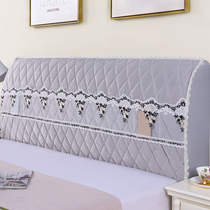  ALEX Bedside cover Elastic thickened all-inclusive bedside cover Soft bag leather wood bedside backrest cover Universal modern