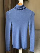 Spot G 19 new threaded wooden ear edge knitted bottoming shirt slim slim sweater all-match product