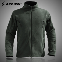 Spring and autumn outdoor fleece jacket mens double-sided fleece cardigan warm tactical sports jacket stormtrooper jacket women thickened