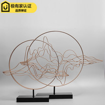 Modern new Chinese style simple living room lucky porch TV cabinet ornaments creative home accessories furniture soft decorations