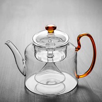 Color large-capacity glass steaming teapot Kettle Electric pottery stove with cooking teapot Black tea Puer steaming Teapot Tea kettle