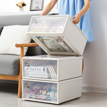 Storage box clothing quilt finishing box baby toy clothes storage box plastic drawer type multi-layer combination cabinet