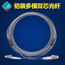 Gigabit multimode armored fiber optic jumper LC-SC-FC-ST armored multimode pigtail 5 M 10 m 20 m 30 m