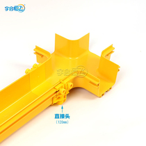 YQHF Yuqi Hengfei Fiber channel accessories Horizontal four-way pigtail groove four-way connector 120 240 360mm