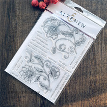Altenew fine embroidery pattern needlework motif import transparent stamp