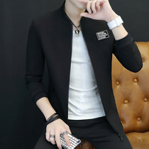 Jacket mens spring and autumn 2021 new Korean version of the trend slim-fit handsome thin casual trend brand baseball suit mens jacket