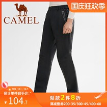 Camel outdoor assault pants mens and womens autumn new waterproof and wear-resistant warm mountaineering walking couple long pants