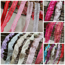Original headdress clothing doll clothing pet clothing College fabric decoration elastic fungus lace lace 3 meters price