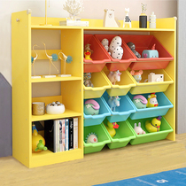 Children Toy Containing Shelf Multilayer Lockers Kindergarten Baby Bookshelves Large Capacity Clothing Finishing Racks