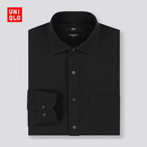 Mens High performance slim anti-wrinkle shirt (long sleeve business occupation  Uniqlo efficient shirt”) 431432