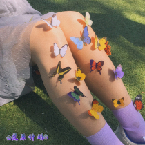 Wasteland plan 3d simulation butterfly photo stickers face props face decoration stickers photo butterfly face stickers three-dimensional