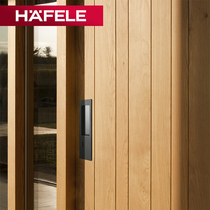 Germany HAFELE bathroom sliding door sliding door dark handle hook lock complete set of locks Wooden door lock body