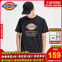 Dickies short sleeve T-shirt mens Tide brand LOGO print summer dress new round neck cotton half sleeve couple short T bz