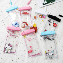 Japanese net red mobile phone waterproof bag cartoon cover Apple Huawei universal cute swimming protective cover diving touchable screen