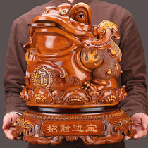 Jin Chan Zicai ornaments large Wangcai three-legged toad Jinchan Zhaocai Jinbao Office boss desktop decorations