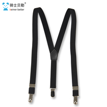 Childrens strap zhong da tong baby baby bib clip suspenders boys black elastic strap