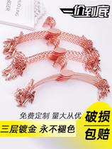 金属内衣架服装店加粗防滑女士内衣挂内裤文胸架子金色夹子