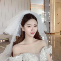 Fashion Minus Age Multilayer Fluffy Hair Dresser Bride Wedding Wedding Photo Accessories Photographic Makeup Recessed Styling Head Accessories