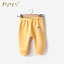 Newborn pants winter boys and girls baby cotton pants thickened baby big pp pants spring and autumn casual handsome