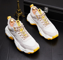  European station dad shoes ins tide all-match Korean version of sports shoes thick-soled inner height-increasing casual shoes mesh breathable mens shoes