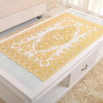 pvc gilded tablecloth rectangular tea table cloth cutlery mat coaster plate mat mat anti-hot insulation European style