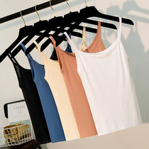 Summer white ice silk knitted interior slim cool breathable sexy short sling small vest female base thin