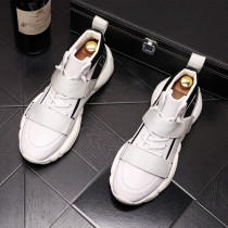 Tide Cards Men Martin Boots Korean Version Fashion Casual High Help Board Shoes Mens Trends 100 Hitch Height to help short boots