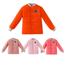 Girls cotton childrens cotton-padded clothes to children Winter thick silk liner small cotton-padded jacket female Western style nv bao winter coat