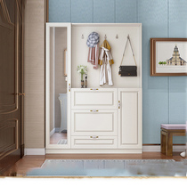 Simple modern 17cm ultra-thin shoe cabinet porch cabinet narrow hall cabinet living room multifunctional cloakhouse custom partition cabinet