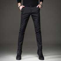 Trend spring and summer business trousers mens Korean pants 2021 new slim stretch small feet trousers casual pants