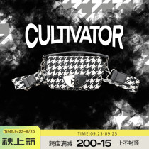 Cultivator original trend horse other cross black and white thousand bird grid European and American temperament oblique cross wild mobile phone bag