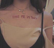 Girl tattoo stickers Letter tattoo stickers Waterproof collarbone chest English simulation Sexy long-lasting net red diablo ins