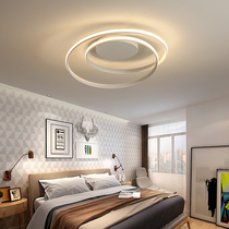 Nordic creative led circular ceiling lamp modern simple small living room lamp bedroom lamp personalized room lighting