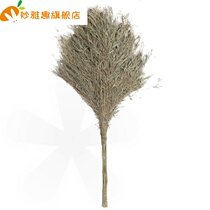 Bamboo broom Household factory Street broom workshop Single road courtyard sanitation room Outdoor dedicated