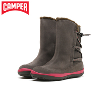 Camper Watchwalking womens shoes Peu Pista retro casual short boots autumn and winter cowhide warm Joker snow boots
