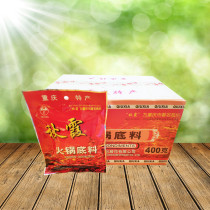 Authentic Chongqing hotpot bottom stock Qiuxia ox oil linen spicy hot pot material whole case 400g * 30 sacks of spicy and hot seasoning