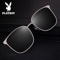 Playboy sunglasses mens driving big frame retro personality polarizer driver glasses men hipster sunglasses