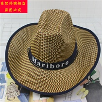 Fmansa grass straw sun hat male weaving middle-aged and elderly men straw hat summer sun visor breathable old man