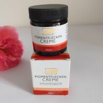 German pharmacy purchases Allcura blemish cream pigmentflecken whitening freckle cream pure plant formula