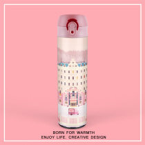 Ins wind Budapest Hotel movie peripheral insulation cup simple European and American original 304 water cup student female models