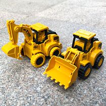 Children press Inertial Sliding Engineering Car 2-3-4-Year-Old 5 Excavator Bulldozer Toy Car Puzzle 6-7 Gift