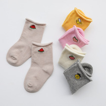 Baby socks cotton spring and autumn cute men and women children socks baby socks autumn and winter cotton boneless 01-3 years