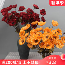 Simulated Flower Beauty fireworks wedding red haze blue caramel line flower arrangement