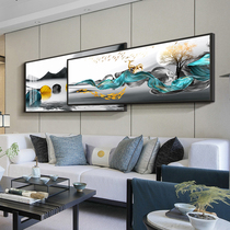 Modern minimalist superimposed painting Decorative Painting Double Hanging Painting Elk Deer Light Lavish Mural Living Room Sofa Background Wall Rear Crystal Porcelain Painting