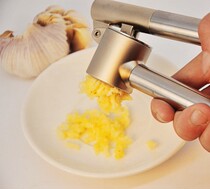 European style 304 stainless steel garlic press garlic mashing machine garlic mashing machine garlic mud tool German craft super strong