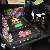 Car back seat folding bed sleeping mat Rear car travel mattress Car inflatable bed Car childrens sleeping artifact