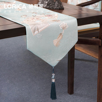 Luo Yi's family painting fan new Chinese table flag Chinese style tea mat Zen fabric tablecloth tea table classical tablecloth tea tablecloth