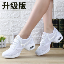 White spring summer womens dance shoes sneakers casual shoes Student womens shoes Square dance breathable shoes Dance shoes