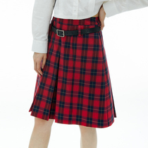 8 8 8 20 points New item 9 5 Fold Omont Irregular Grey Half Body Dress 2022 New High Waisted Pleat Skirt Short Skirt